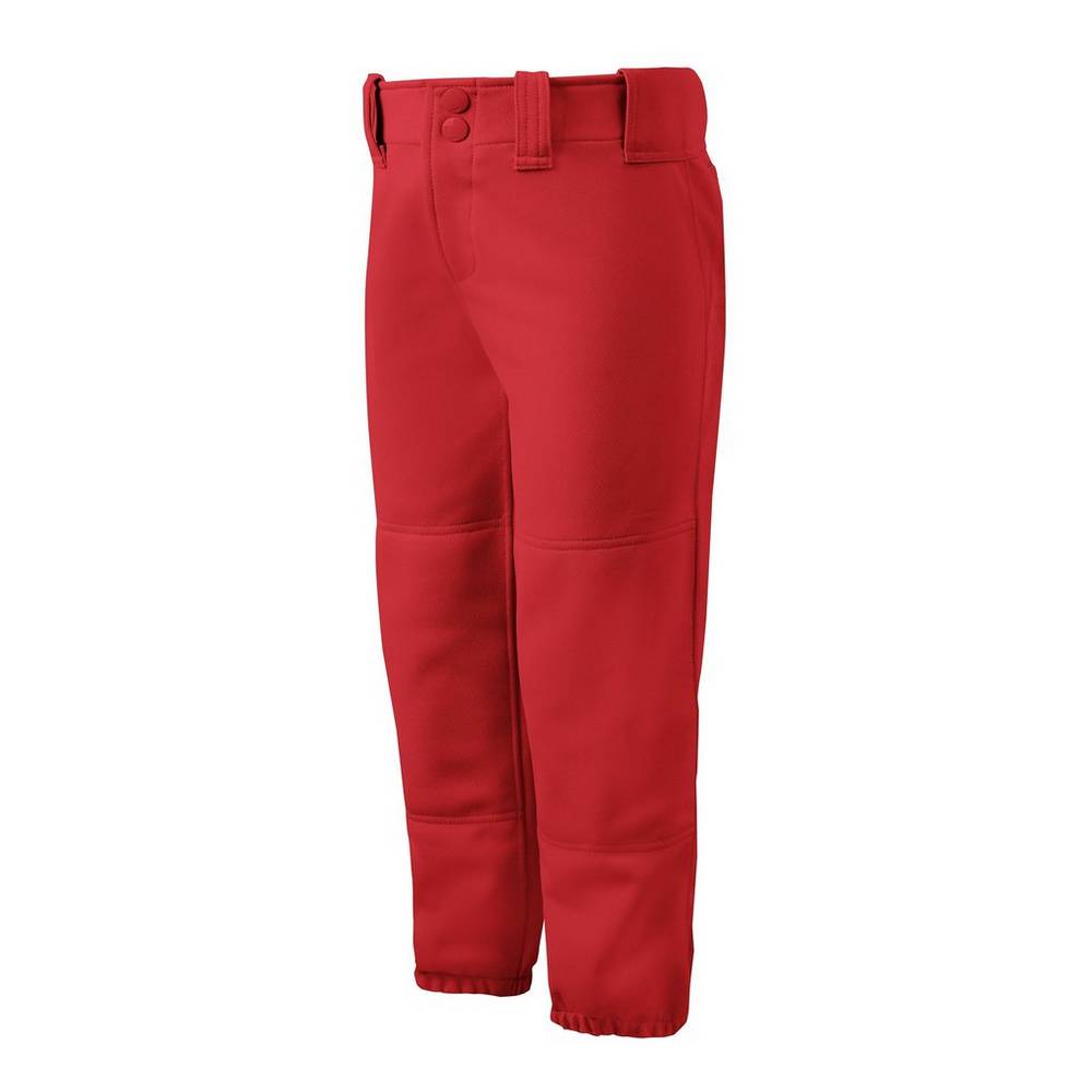 Pantalones Mizuno Softball Belted Para Mujer Rojos 6230458-SH